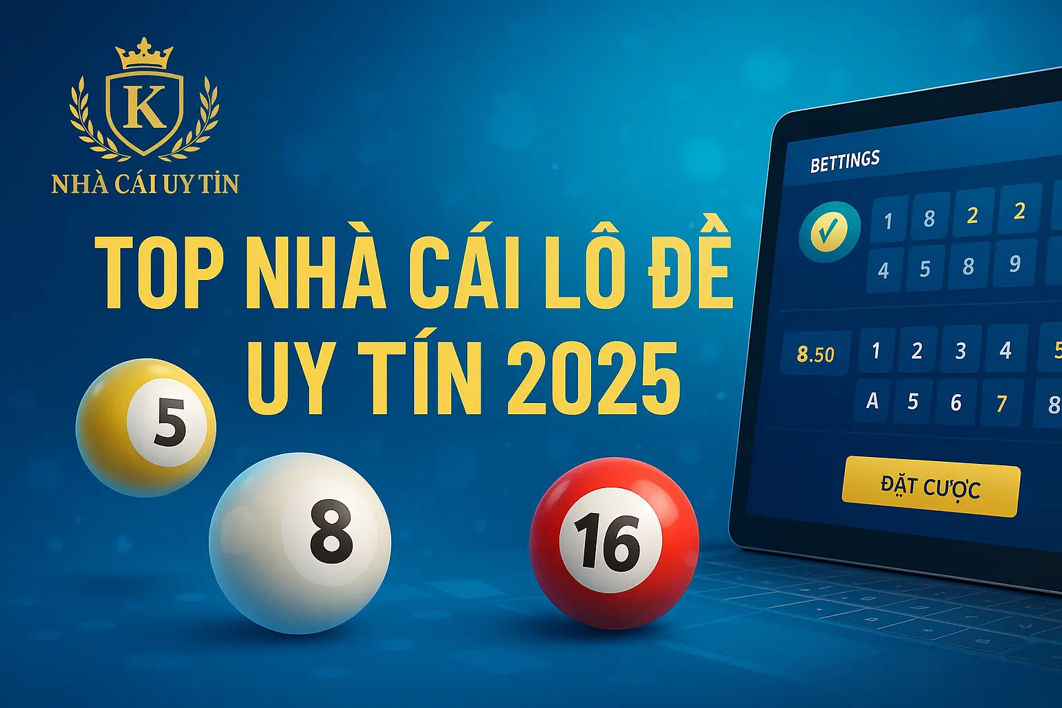 Top Nhà Cái Lô Đề Uy Tín 2025 – Tỷ Lệ Trả Thưởng Cao, Nạp Rút Nhanh 1 Banner nhà cái lô đề uy tín 2025 với hình ảnh bóng lô đề và giao diện đặt cược trực tuyến