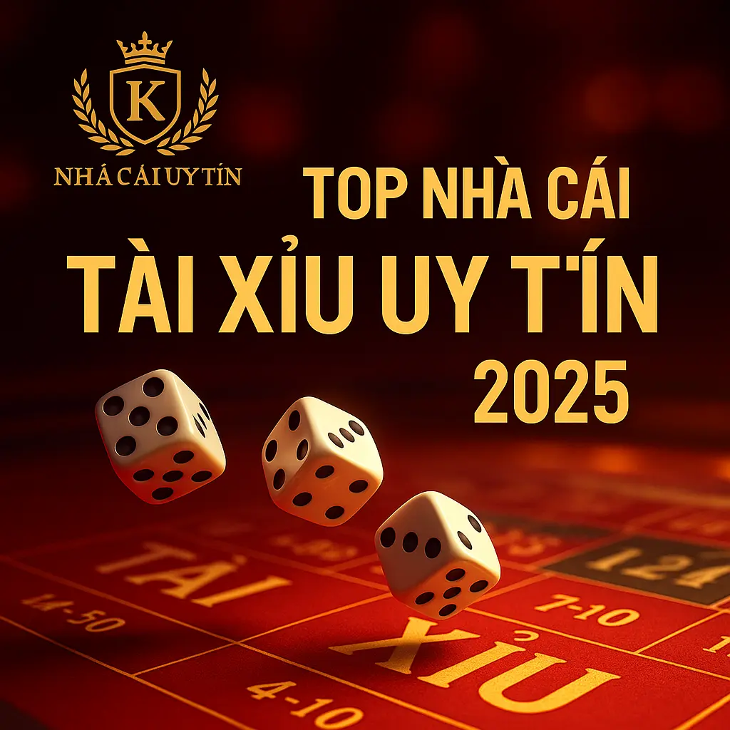 Top Nhà Cái Tài Xỉu Uy Tín 2025 – Đổi Thưởng Nhanh, Giao Diện Mượt 1 Banner nhà cái tài xỉu uy tín 2025 với hình ảnh xúc xắc và bàn cược